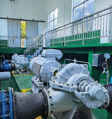 日供水30000立方水厂送水泵房竣工交付